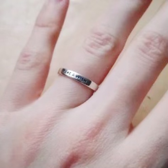 NEW! 925 Sterling Silver Adjustable “Make a Wish” Engraved Trendy Polished Ring! - Picture 4 of 7